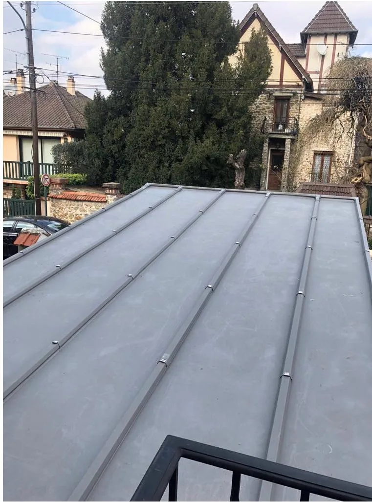 Toiture zinc à joint debout — Rueil-Malmaison – après