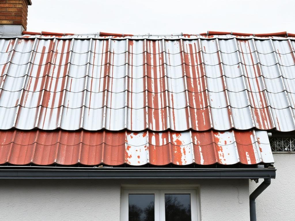 Toiture zinc à joint debout – avant